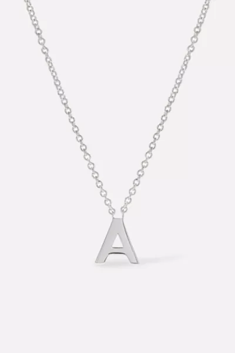 Ana Luisa Silver Letter Initial Necklace