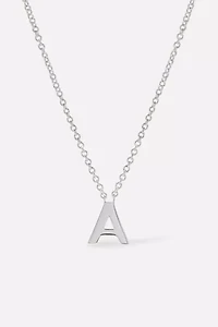 Ana Luisa Silver Letter Initial Necklace