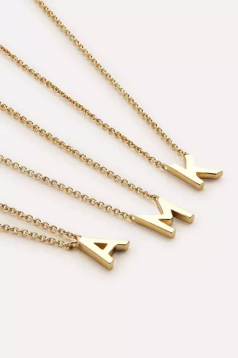 Ana Luisa Gold Letter Initial Necklace