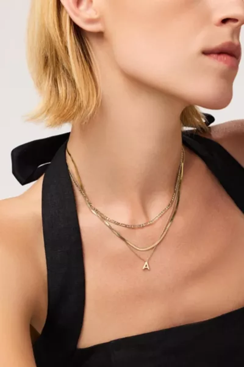Ana Luisa Gold Letter Initial Necklace