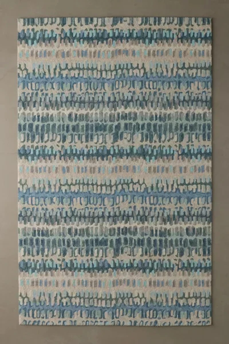 Paint Chip Woven Wool Rug