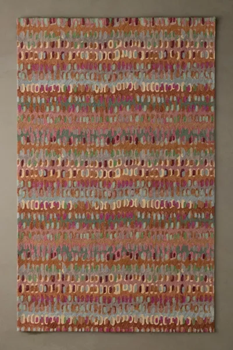 Paint Chip Woven Wool Rug