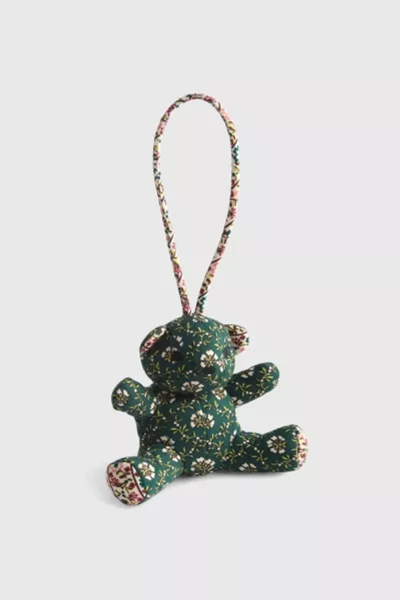 Vera Bradley Quilted Cotton Bitty Bear Bag Charm