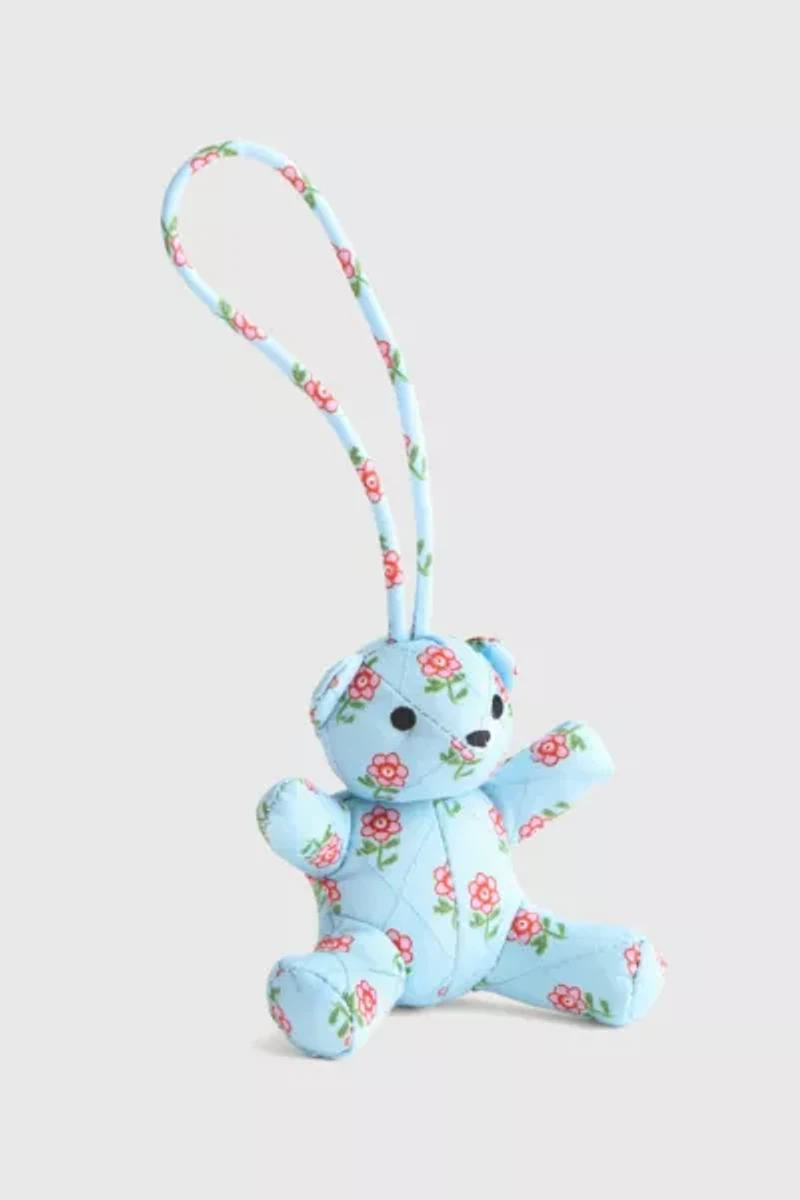 Vera Bradley Quilted Cotton Bitty Bear Bag Charm