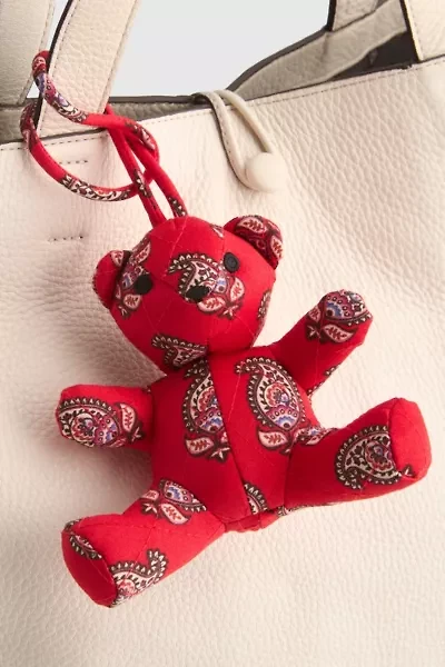 Vera Bradley Quilted Cotton Bitty Bear Bag Charm