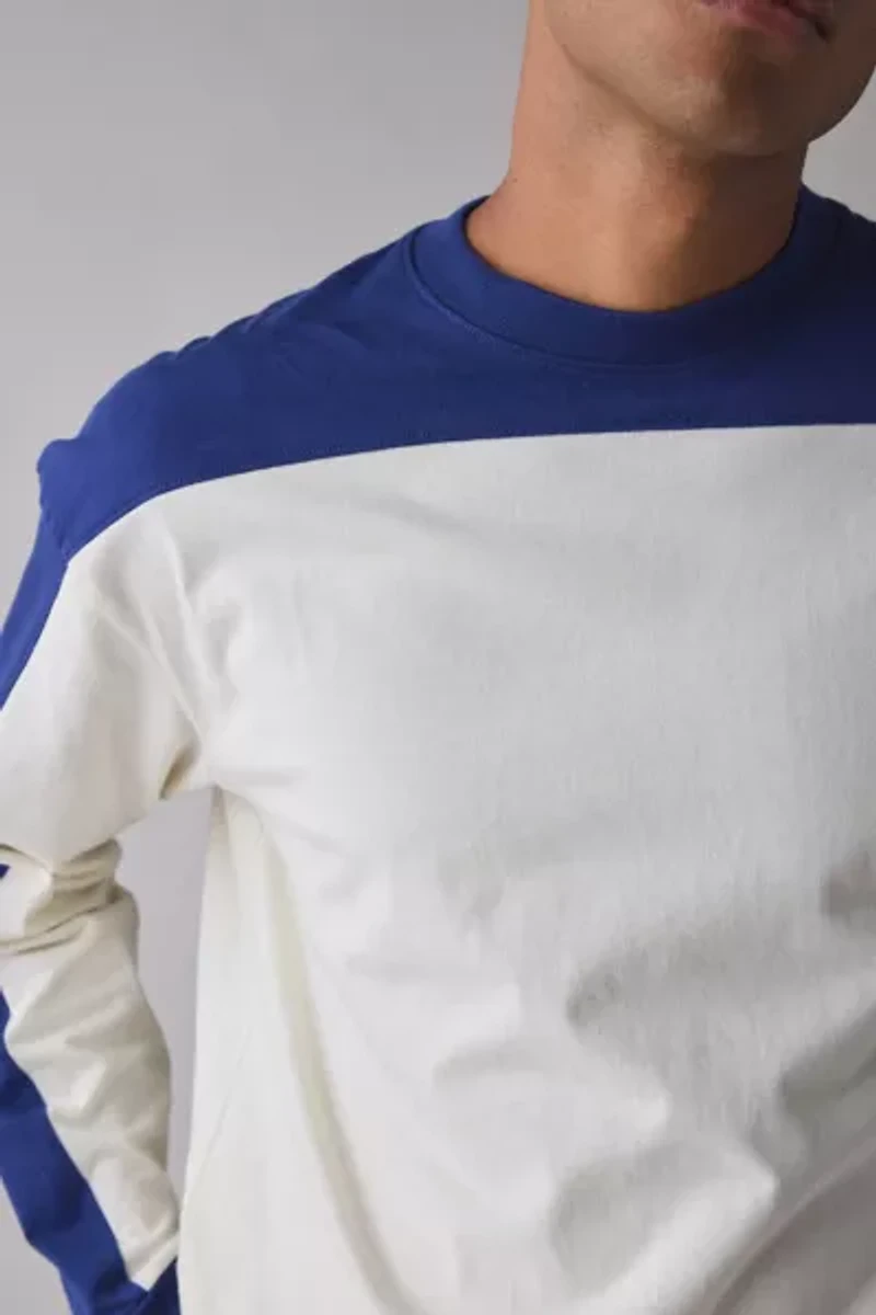Standard Cloth Jump Shot Colorblock Long Sleeve Tee