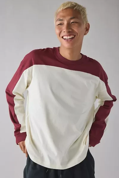 Standard Cloth Jump Shot Colorblock Long Sleeve Tee