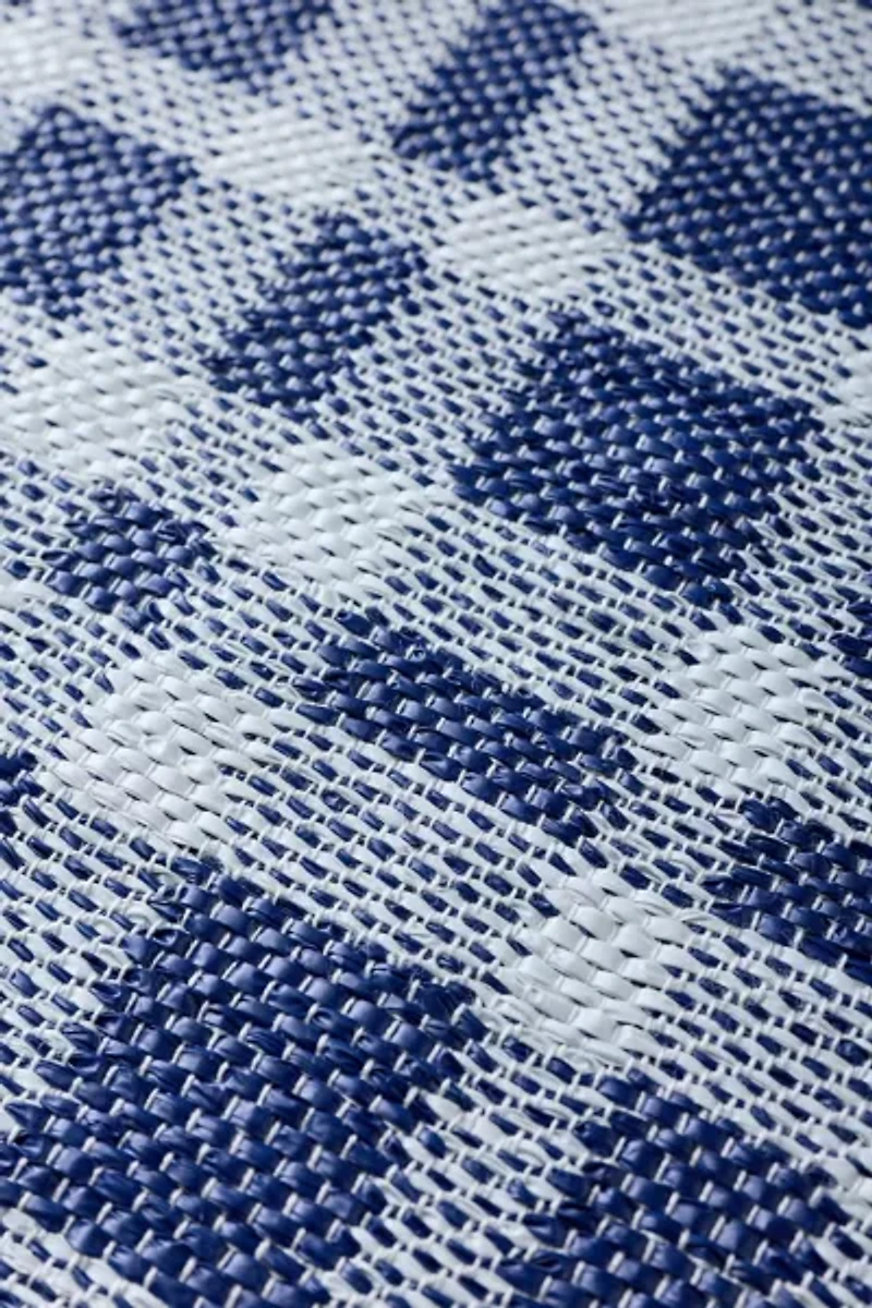Tattersall Gingham Woven Indoor/Outdoor Rug