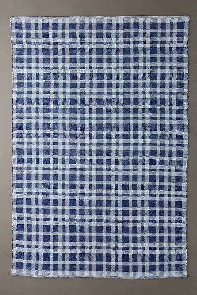 Tattersall Gingham Woven Indoor/Outdoor Rug