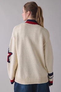 Daisy Street Beau Zip-Up Oversized Cardigan