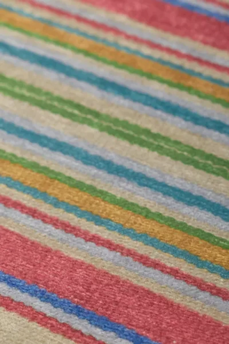Cady Striped Washable Rug