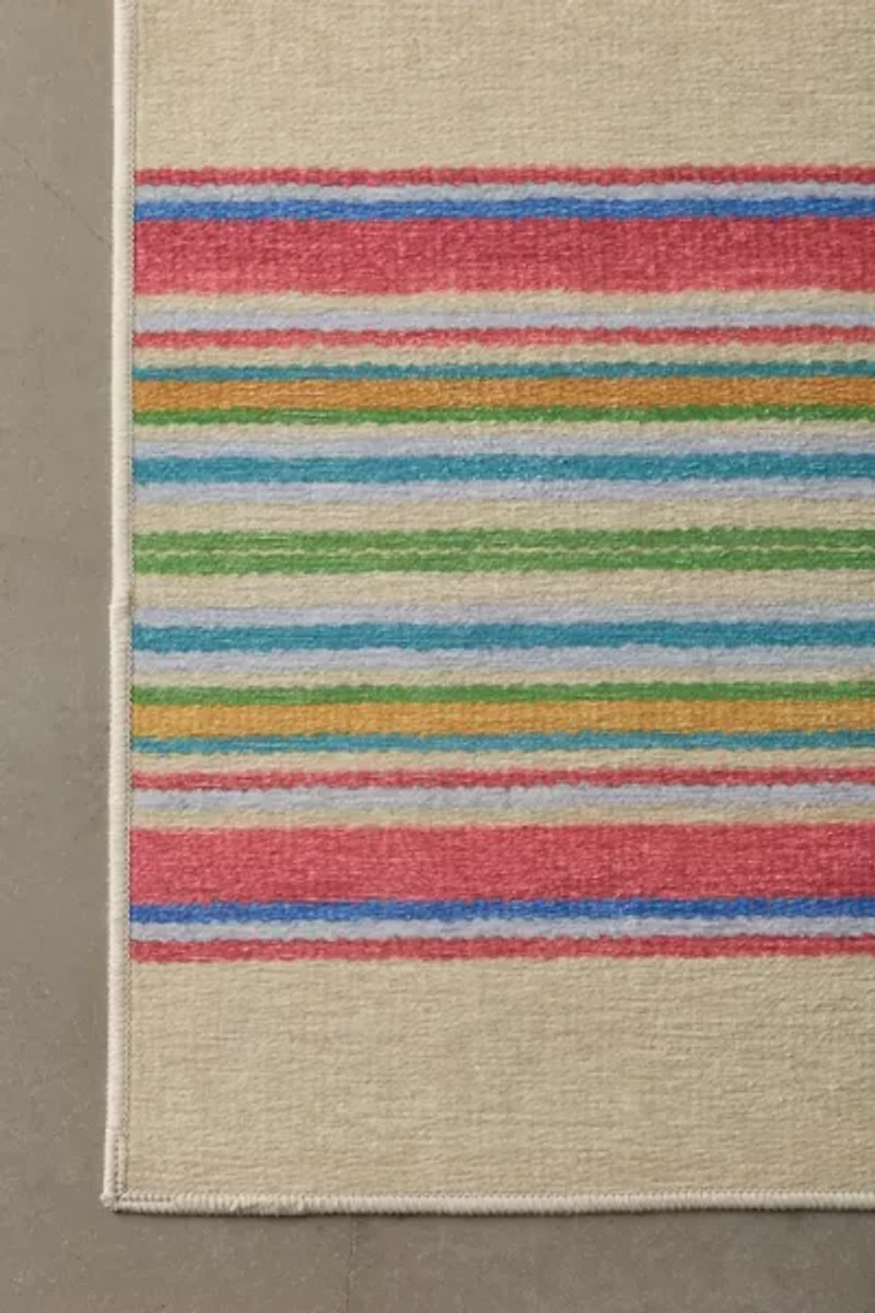 Cady Striped Washable Rug
