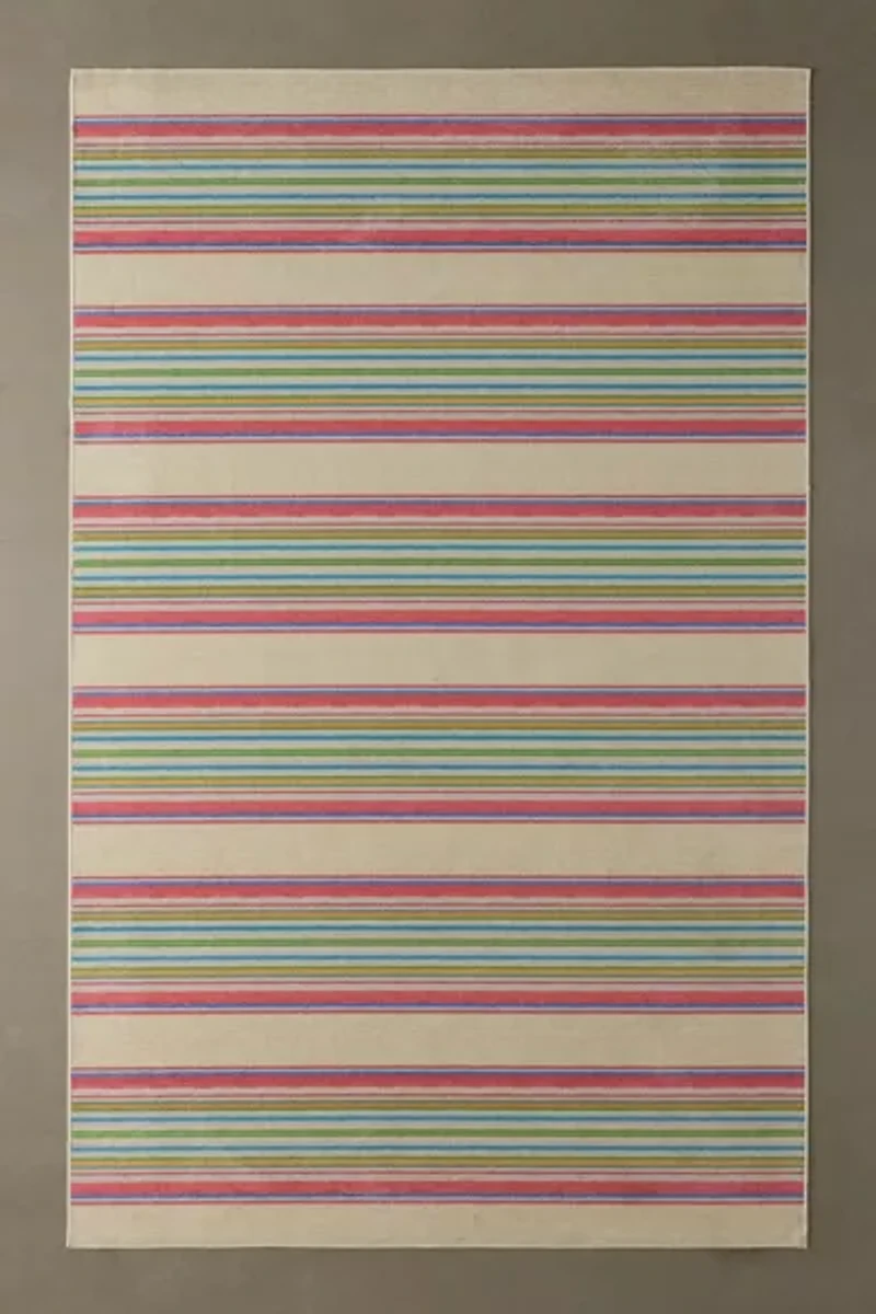Cady Striped Washable Rug