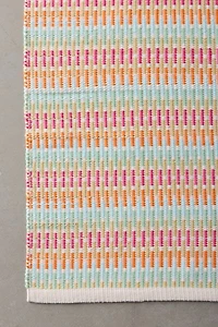 Candy Striped Woven Indoor/Outdoor Rug