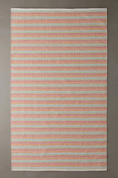 Candy Striped Woven Indoor/Outdoor Rug