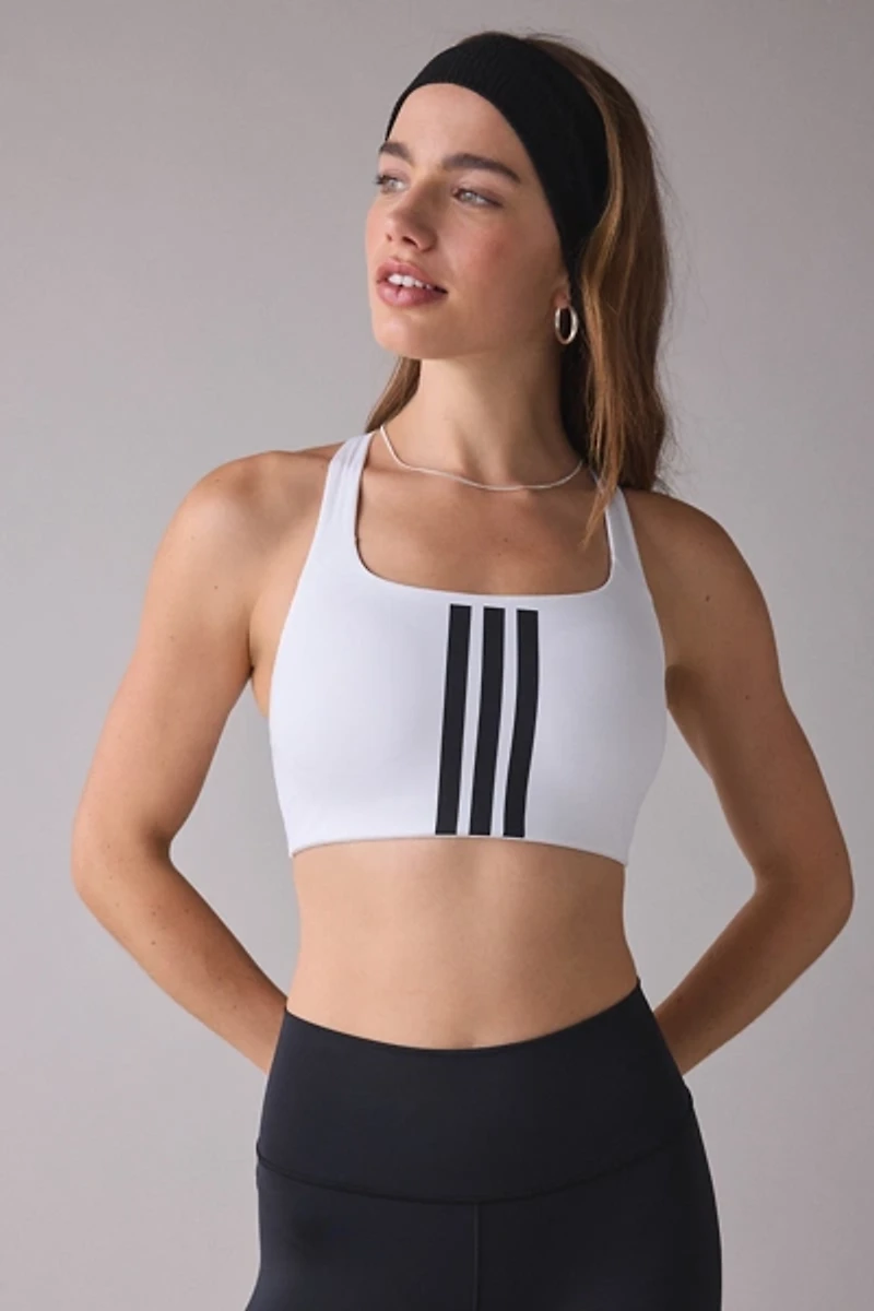 adidas Optime Workout 3-Stripes Sports Bra
