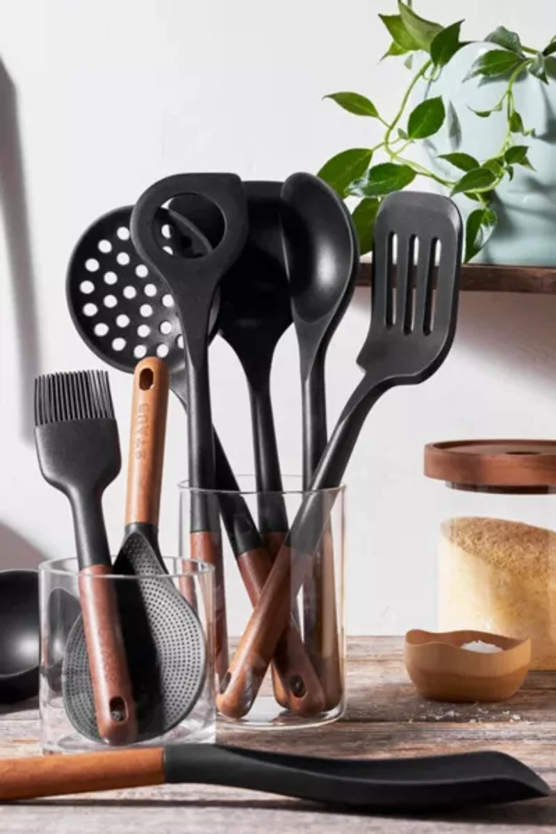 Staub Silicone and Wood Cooking Utensil Set