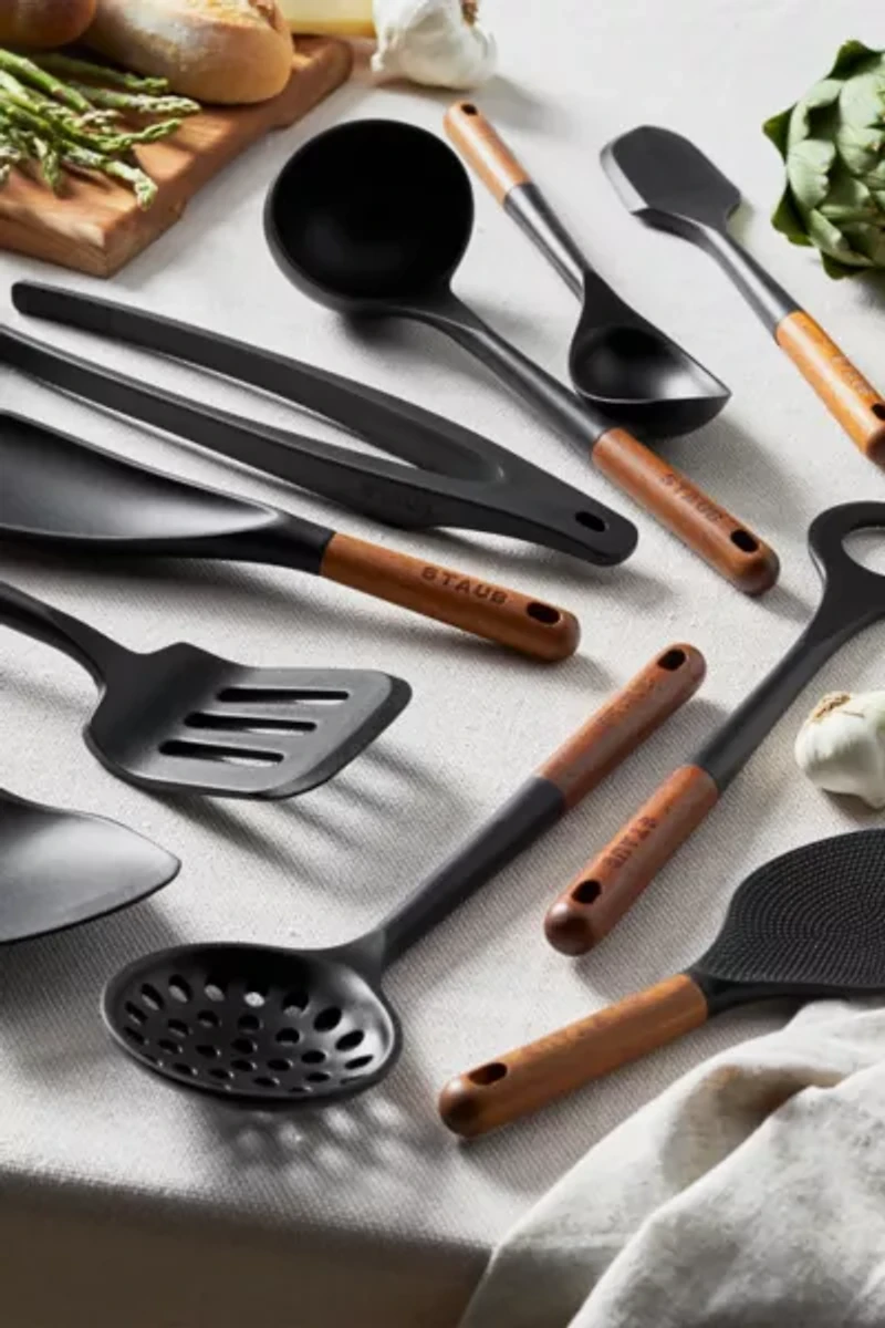 Staub Silicone and Wood Cooking Utensil Set