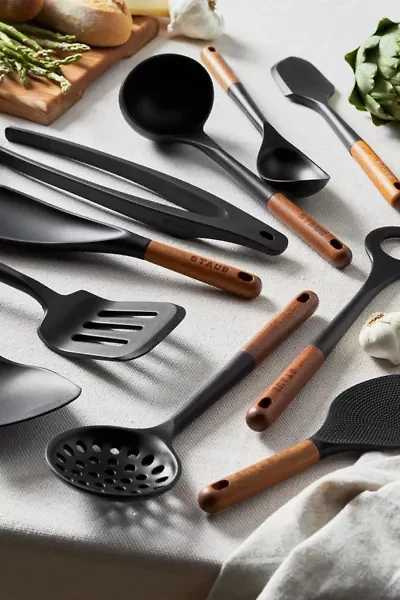 Staub Silicone and Wood Cooking Utensil Set