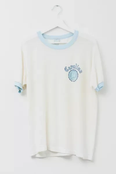Vintage 1970s Distressed University of North Carolina Ringer T-Shirt