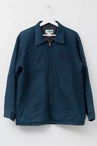 Vintage Y2K Distressed Navy Blue Work Jacket