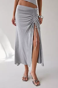 UO Avalon Asymmetric Jersey Knit Skirt 2-Piece Set