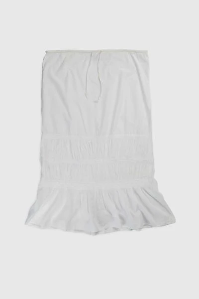Vintage Gathered Maxi Skirt