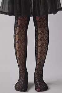 Gretta Rose Pointelle Sheer Tights