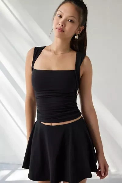 Out From Under Bec Square Neck Ruched Tank Top