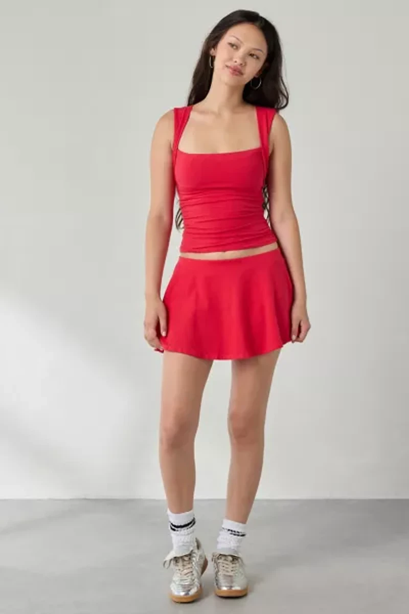 Out From Under Bec Square Neck Ruched Tank Top