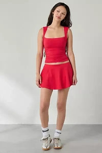 Out From Under Bec Square Neck Ruched Tank Top