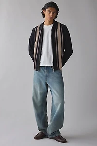 Wax London Lennox Milano Stripe Knitted Polo Sweater