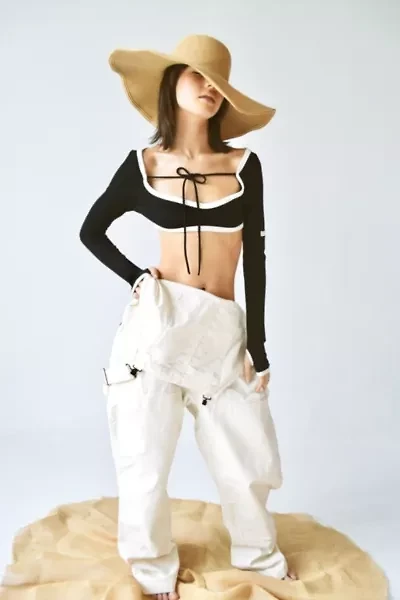 Smucky Roma Cropped Reversible Top