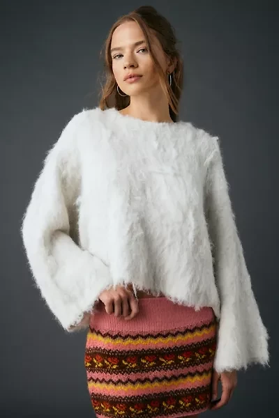 BDG Bailey Brushed Knit Oversized Pullover Sweater