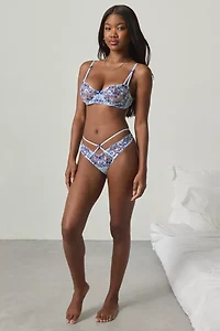 Wild Lovers Elara Floral Embroidered Mesh Underwire Bra