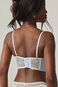 Wild Lovers Willow Lace Trim Longline Underwire Bra