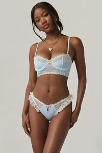 Wild Lovers Willow Lace Trim Ruffle Thong