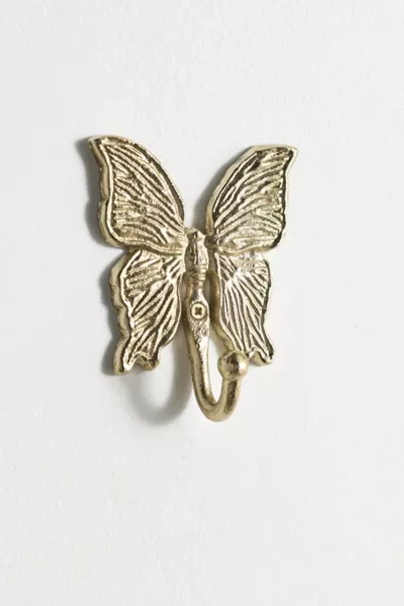 Monarch Butterfly Metal Wall Hook