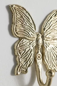 Monarch Butterfly Metal Wall Hook