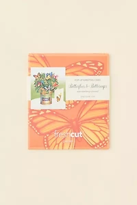 FreshCut Paper Mini Butterflies & Buttercup Pop-Up Greeting Card