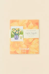 FreshCut Paper Mini English Daffodil Pop-Up Greeting Card