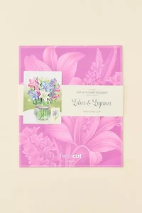 FreshCut Paper Lilies & Lupines Pop-Up Greeting Card