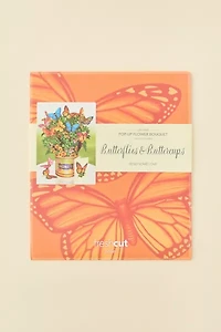 FreshCut Paper Butterflies & Buttercup Pop-Up Greeting Card