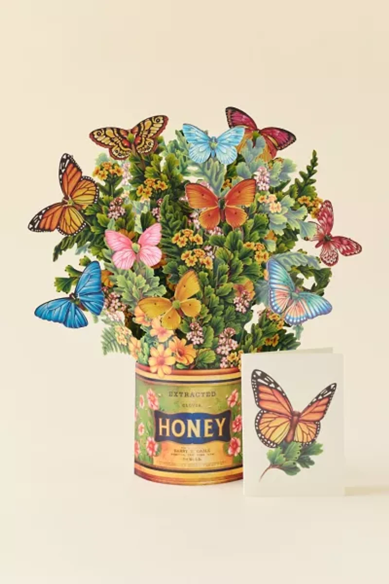 FreshCut Paper Butterflies & Buttercup Pop-Up Greeting Card