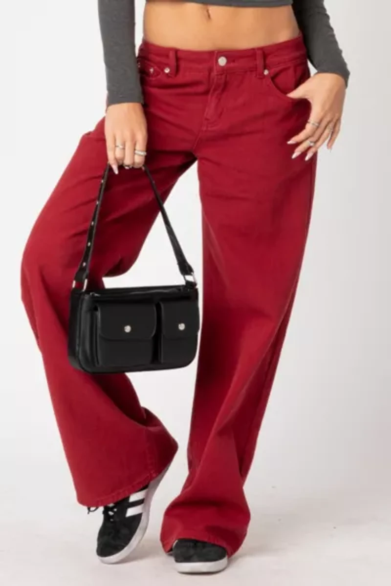 Edikted Roman Low Rise Slouchy Jeans