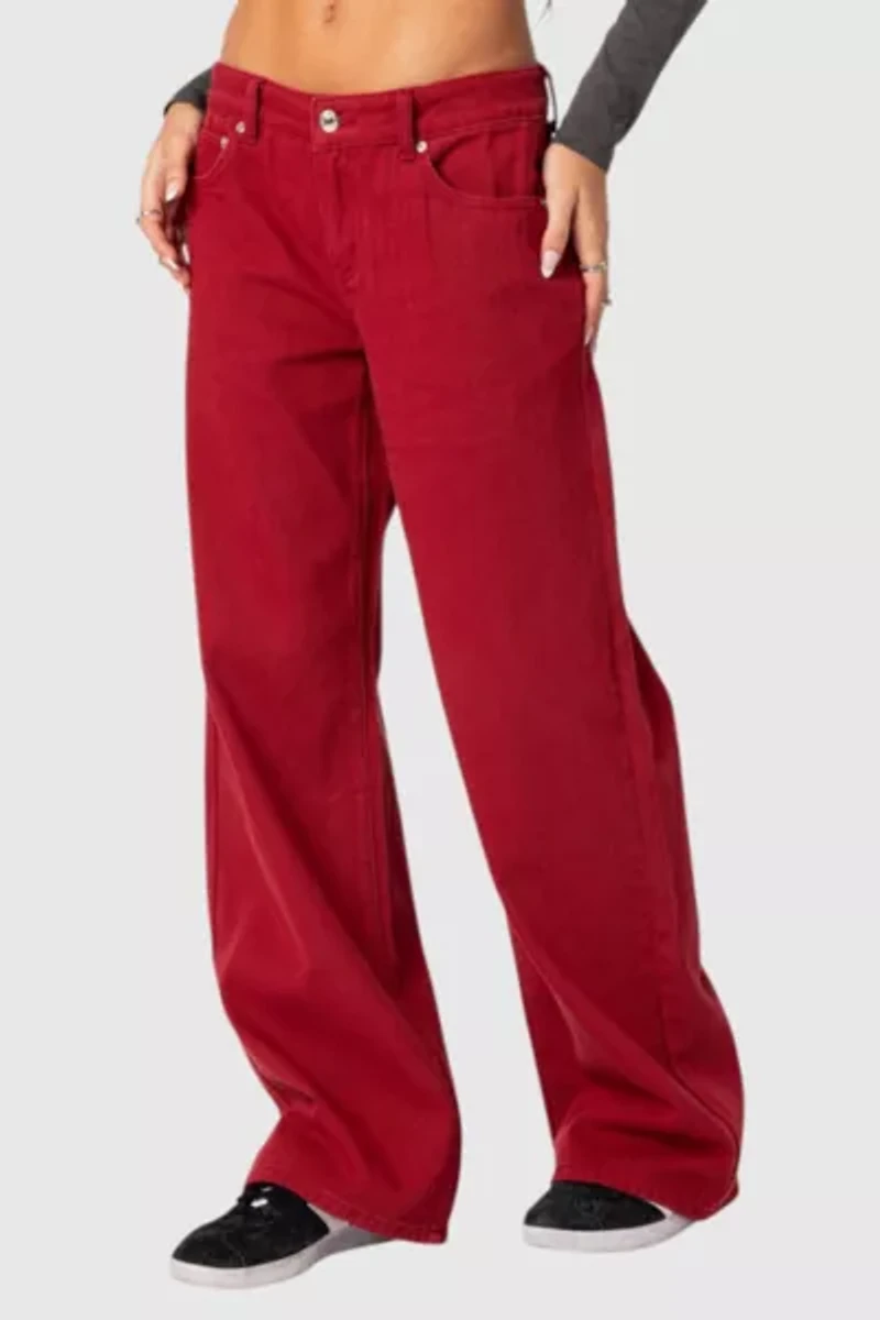 Edikted Roman Low Rise Slouchy Jeans