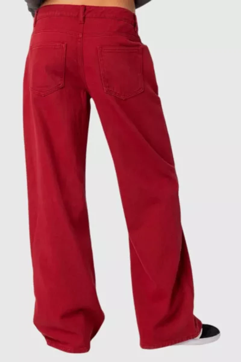 Edikted Roman Low Rise Slouchy Jeans