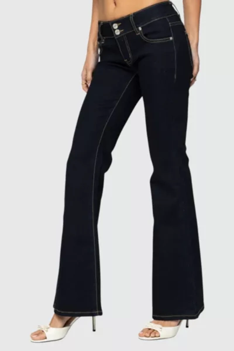 Edikted Tilda Low Rise Flared Jeans