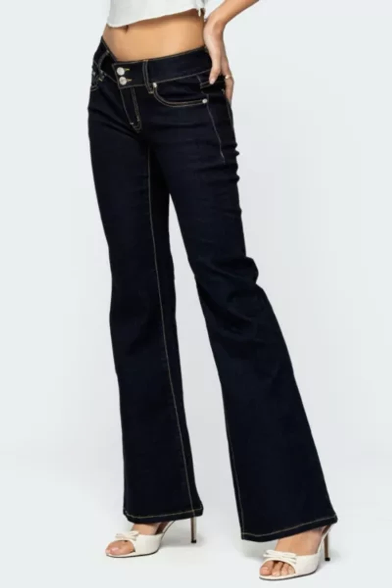 Edikted Tilda Low Rise Flared Jeans