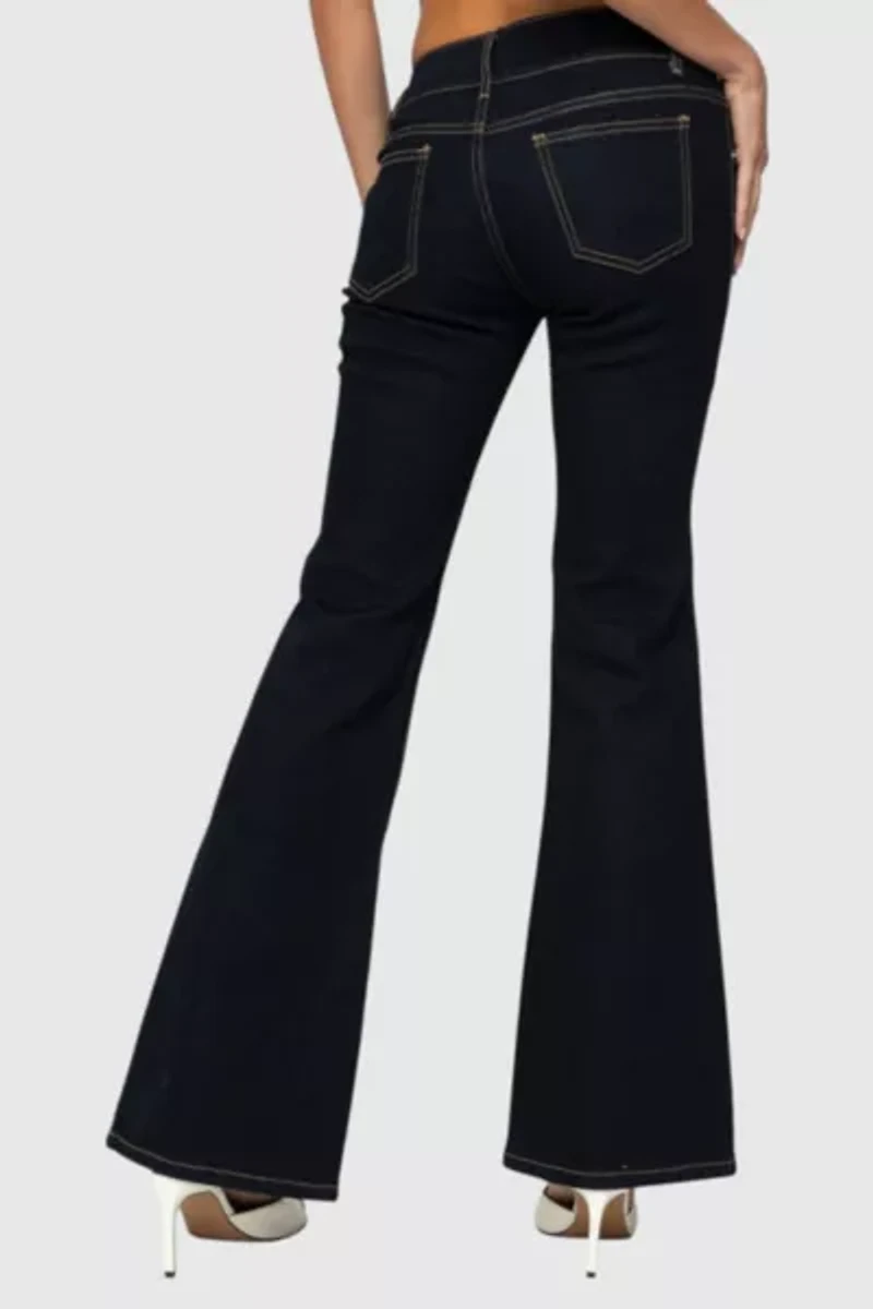 Edikted Tilda Low Rise Flared Jeans